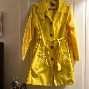 Merona xxl trench coat. Lemon yellow perfect lightweight spring coat.